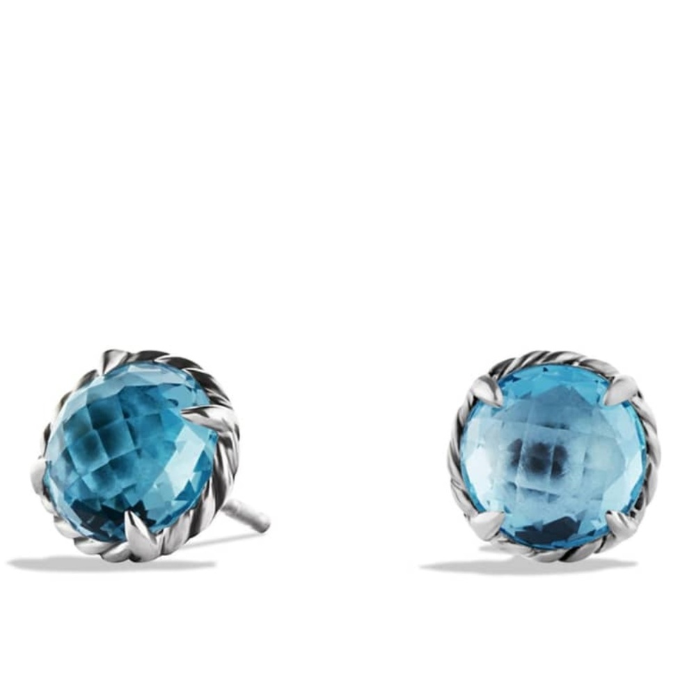 Blue Topaz Chatelaine David Yurman Earrings
